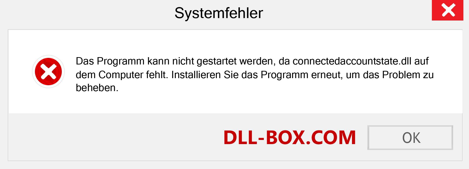 connectedaccountstate.dll-Datei fehlt?. Download für Windows 7, 8, 10 - Fix connectedaccountstate dll Missing Error unter Windows, Fotos, Bildern